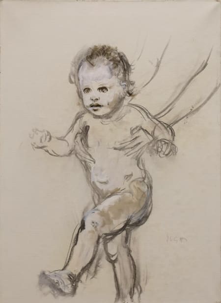 Alberto Sughi — Ritratto di Ettore Russo